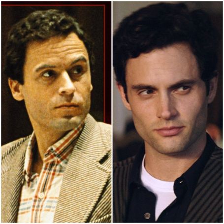 on the left ted bundy, right joe goldberg 